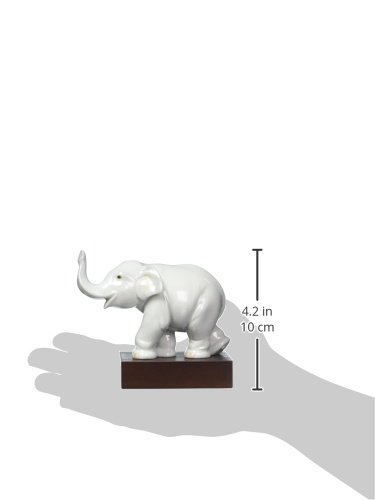 Amazon.co.jp: LLADRÓ 幸運の象の置物磁器製フィギュア。 : ホーム